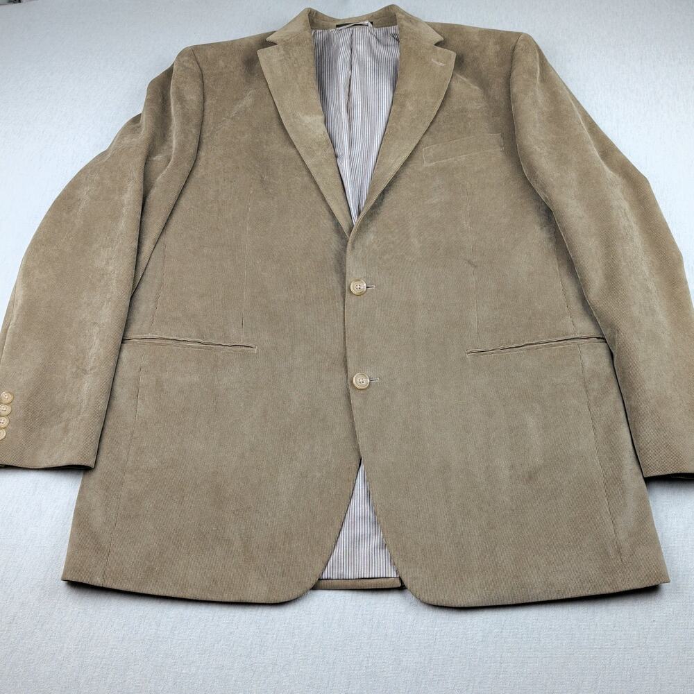 Lauren Ralph Lauren Mens Corduroy Blazer 44 L LL brown preppy